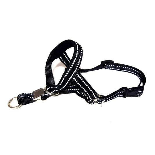 Reflective Dog Headcollar & Harness - No-Pull Training Collar for Small to Large Dogs